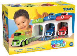 Tomy 卡通賽車+車庫