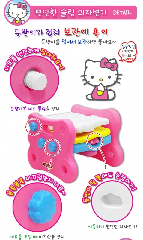 韓國 Kumbo 2合1 Hello Kitty 兒童訓練便器及兒童椅