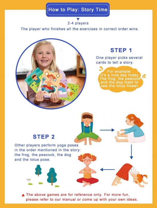 MiDeer - Yogi Cards - Yoga Activity Cards Game 瑜伽遊戲卡 - 平行進口
