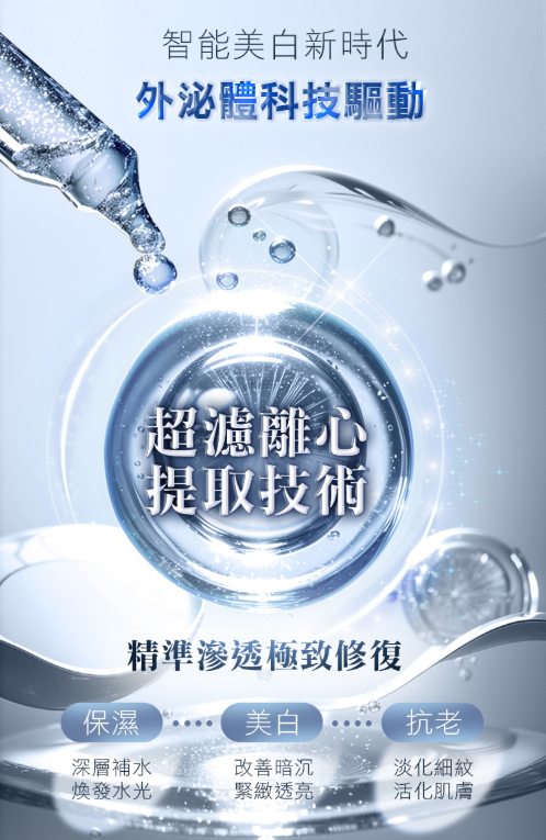 外泌體微分子美白水光面膜 28ml/片