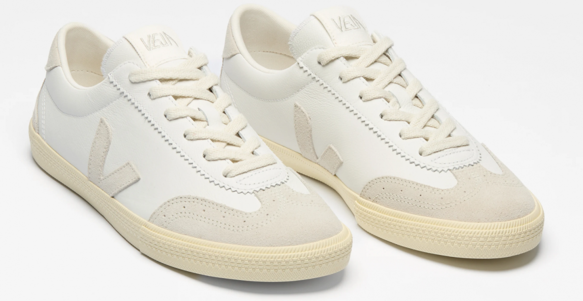 VEJA - VOLLEY LEATHER WHITE NATURAL [平行進口]