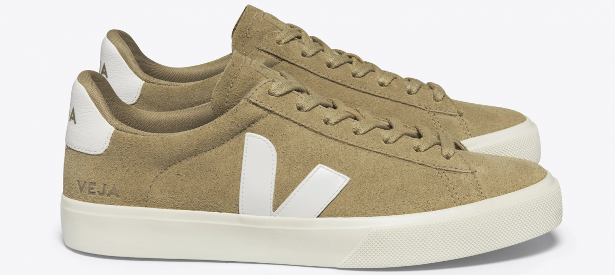 VEJA- CAMPO SUEDE DUNE WHITE [平行進口]