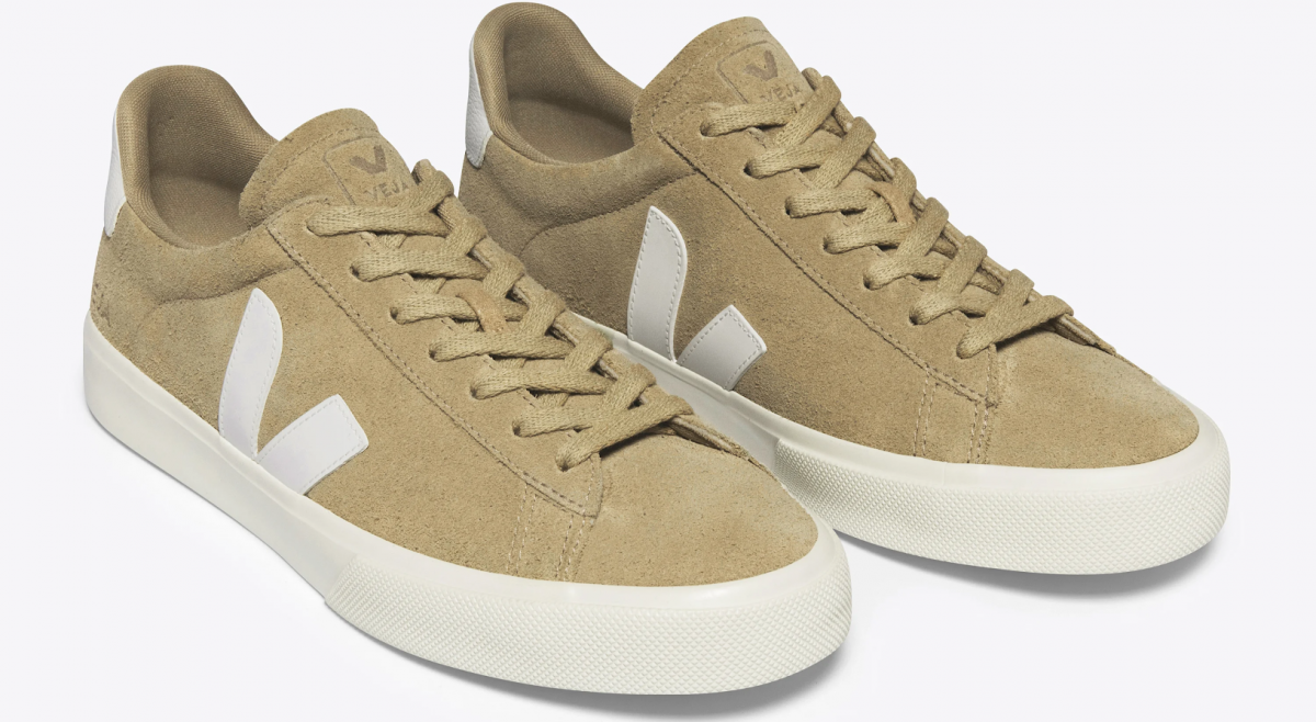 VEJA- CAMPO SUEDE DUNE WHITE [平行進口]