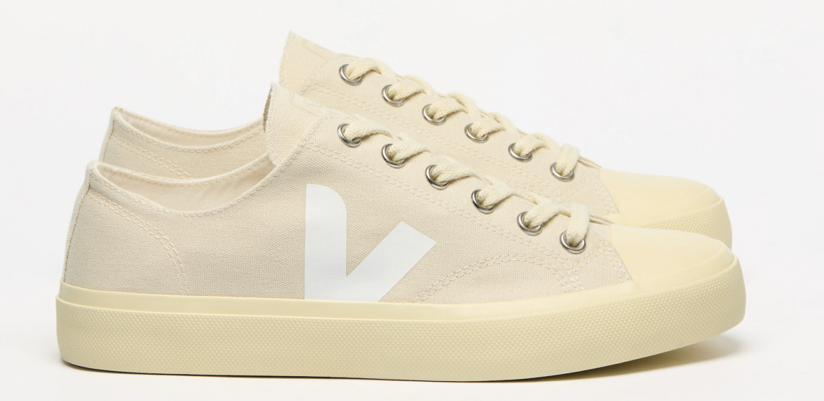VEJA- WATA II LOW CANVAS PIERRE WHITE [平行進口]
