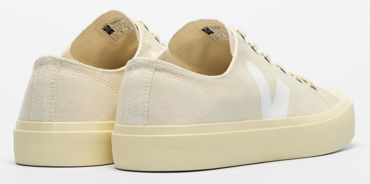 VEJA- WATA II LOW CANVAS PIERRE WHITE [平行進口]