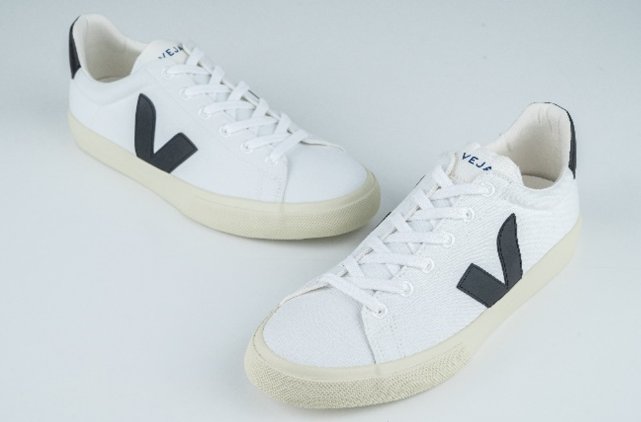 VEJA- CAMPO CANVAS WHITE BLACK [平行進口]