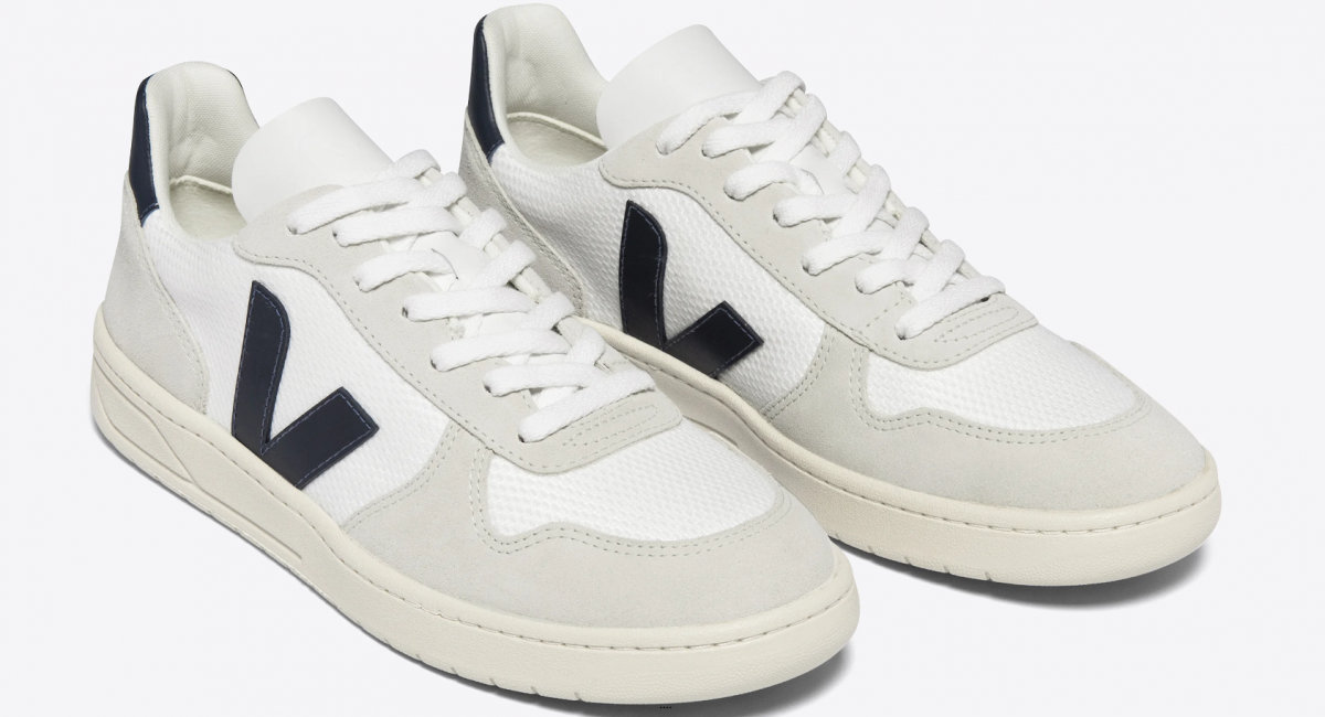 VEJA- V-10 B-MESH WHITE NAUTICO [平行進口]