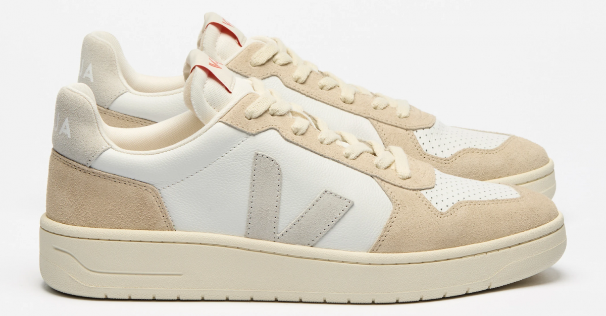 VEJA- V-82 LEATHER WHITE NATURAL ALMOND [平行進口]