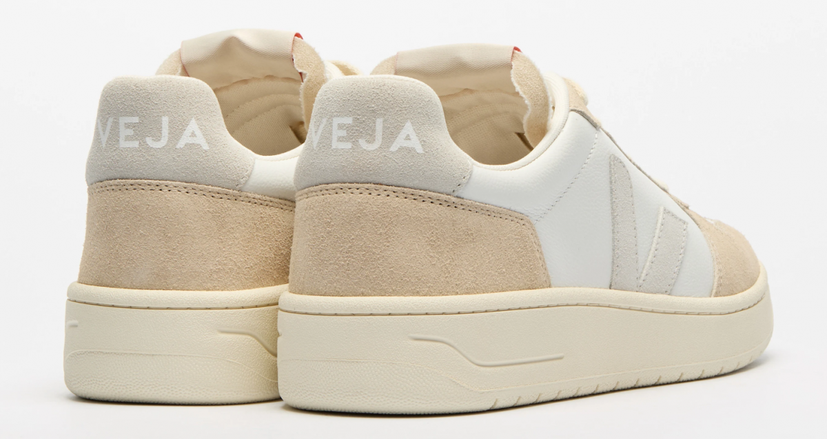 VEJA- V-82 LEATHER WHITE NATURAL ALMOND [平行進口]
