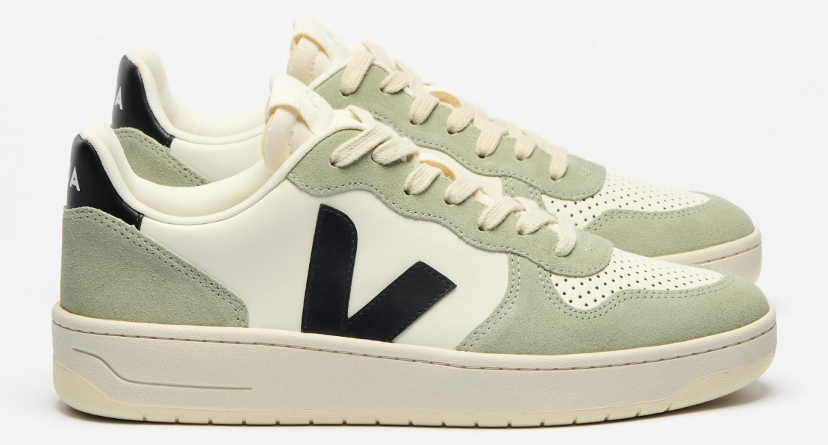 VEJA- V-10 LEATHER PURE BLACK CLAY [平行進口]