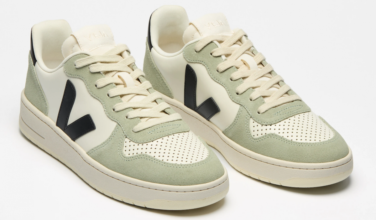 VEJA- V-10 LEATHER PURE BLACK CLAY [平行進口]