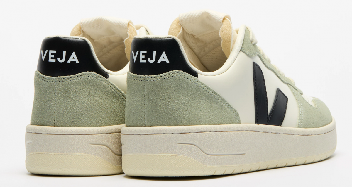 VEJA- V-10 LEATHER PURE BLACK CLAY [平行進口]