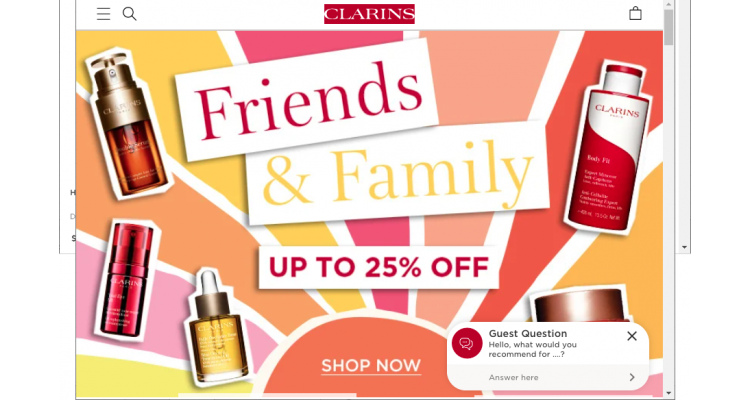 Clarins 全場低至7.5折大促