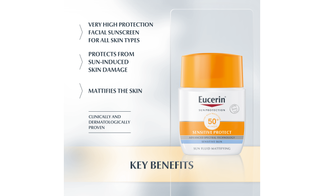 Eucerin 優色林 水潤清爽面部防曬乳液 SPF50+ 50ml