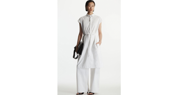 COS BELTED SHIRT DRESS