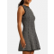 Sleeveless Panel Dress in Stretc