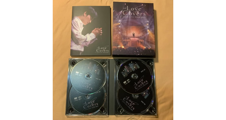 日本Tower Records-J-JUN LIVE TOUR 2023 with Love Covers ［4DVD+カラーブックレット］