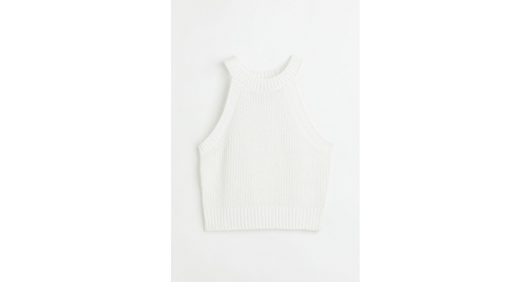 Knitted Sleeveless Top