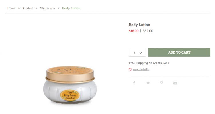 Sabon Mango Kiwi Body lotion