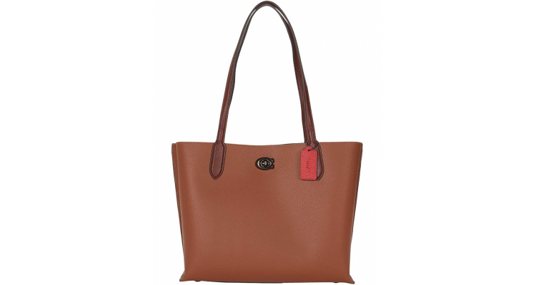 COACH Color-Block Leather with C