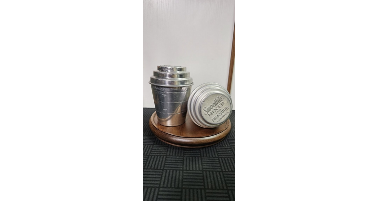 美國ebay-Vintage Aluminum Smoothie Mixer And Measure 1 Cup Shaker