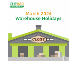 Mar 2024 Warehouse Holidays