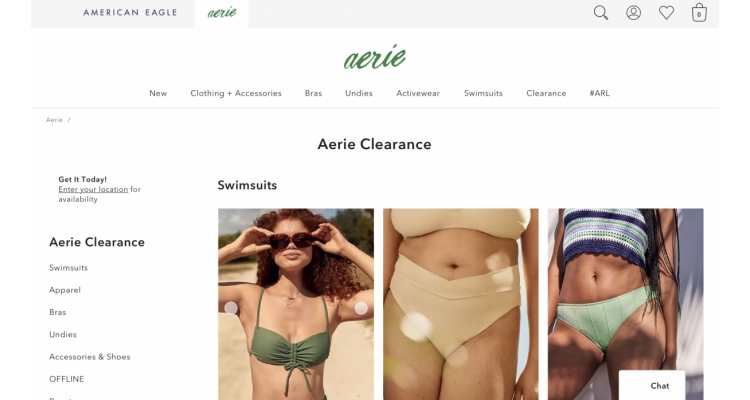 Aerie clearance 