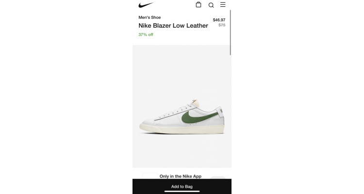  Nike Blazer Low Leather