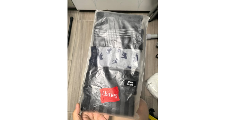 日本Amazon-Hanes HM8ET703J Men's Boxer Briefs, Set of 5