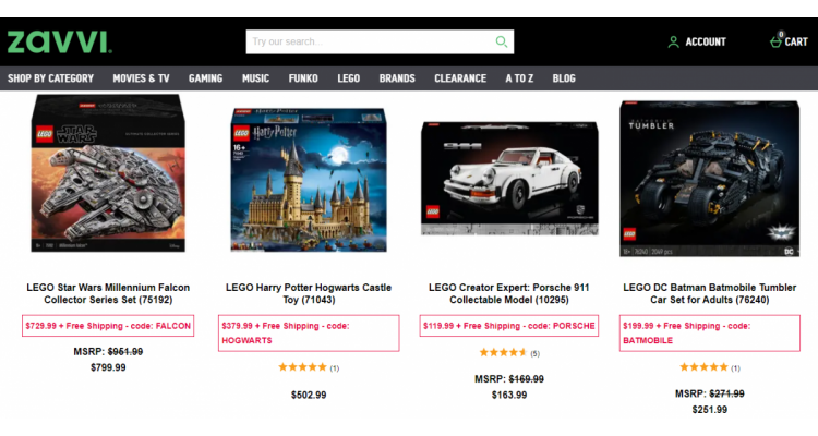 LEGO三月大促 $69.99起