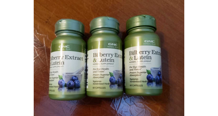 GNC Bilberry and Lutein extract