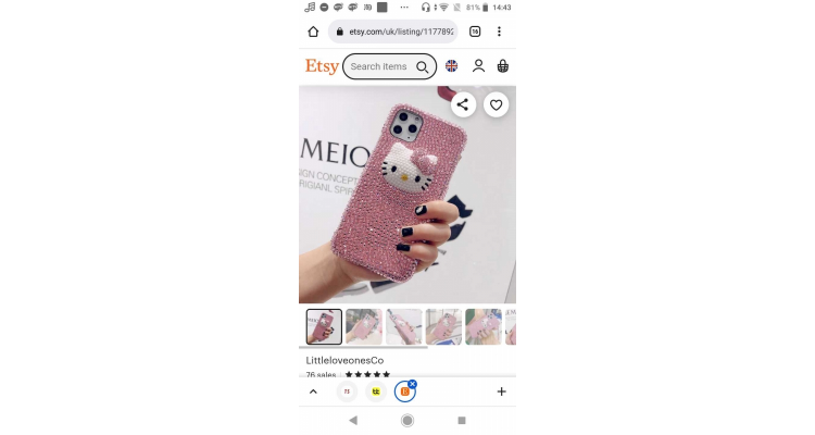 hello kitty mobile case