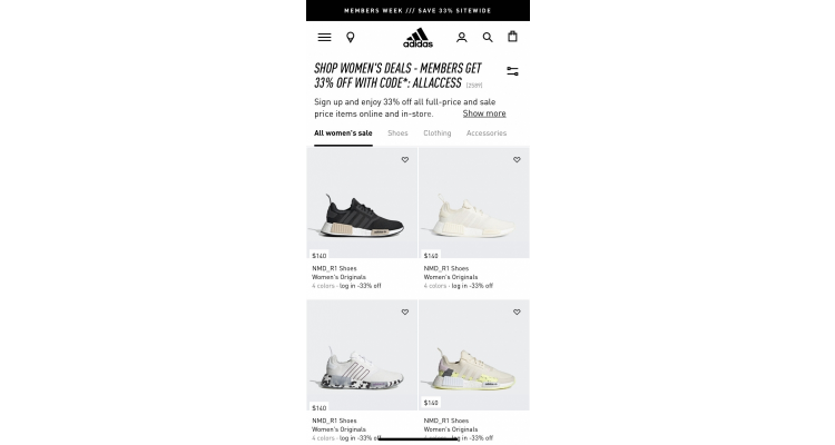 adidas折扣