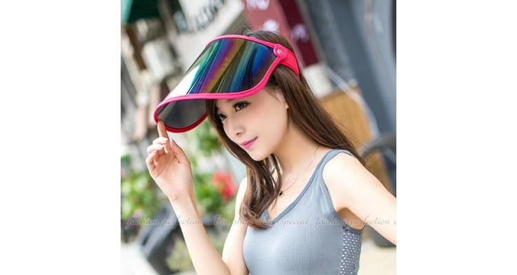 抗紫外線UV鏡片遮陽帽 防飛沫 防曬 空頂帽子 紫外線遮陽帽