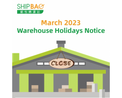 March 2023 Warehouse Holidays Notice