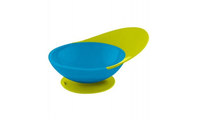 美國Boon 寶寶吸盤碗 藍綠色 1個裝