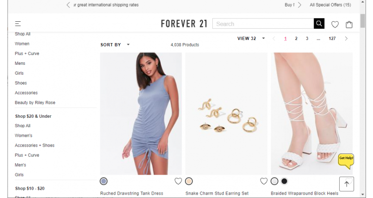 Forever21.com額外5折+額外8.3折