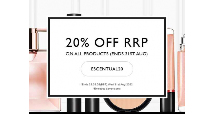 escentual 20% off