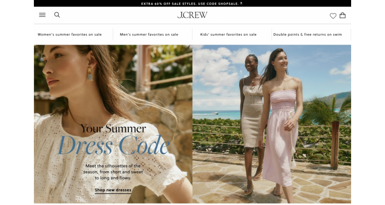 J.Crew 60% off