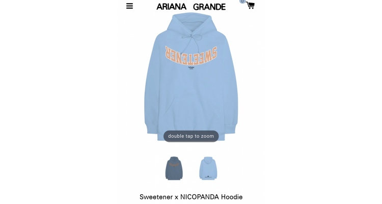 復刻版ariana grande Hoodie