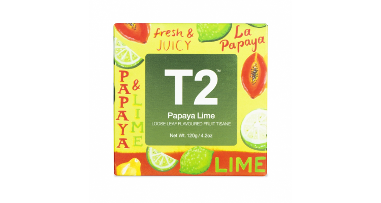 Papaya Lime Loose Leaf Feature C