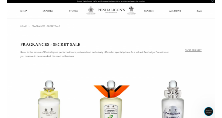 Penhaligon's 精選貨品低至4.8折