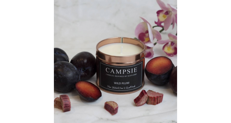 Wild Plum Rose Gold Candle