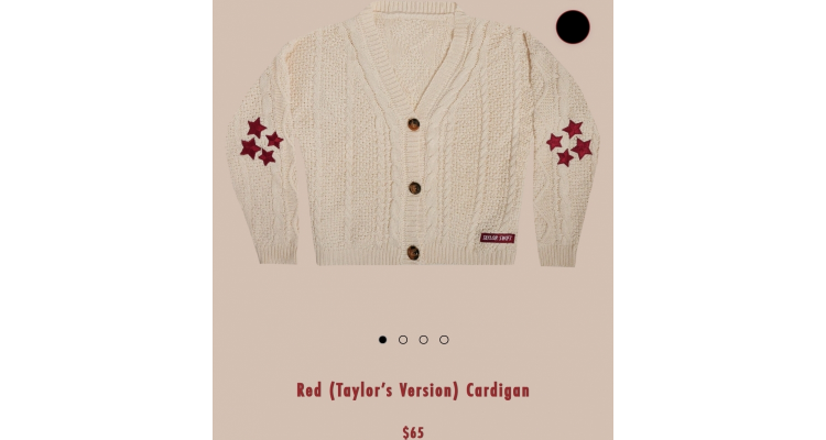 Taylor Swift RED限量版cardigan