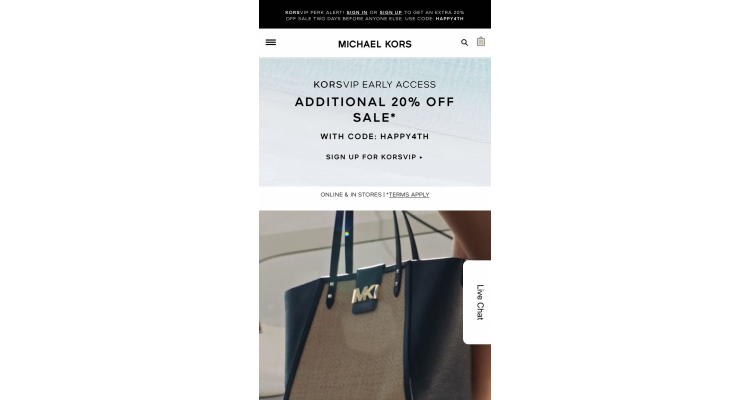 Michael Kors 折扣