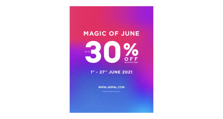 Jaspal magic of June 30%off