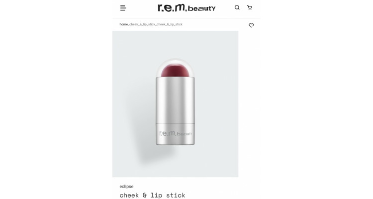 rem beauty唇頰兩用cream stick