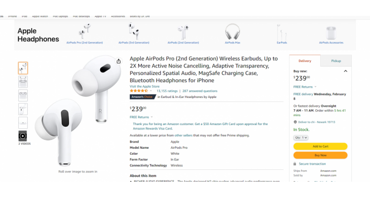 Apple AirPods Pro (2nd Generatio