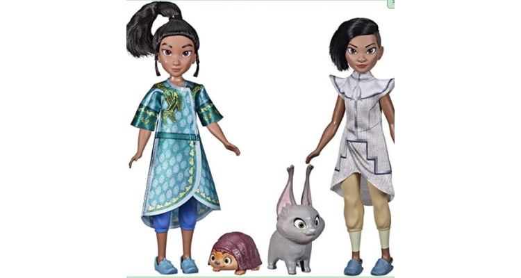 Disney's Raya 和 Namaari 時尚玩偶2件套