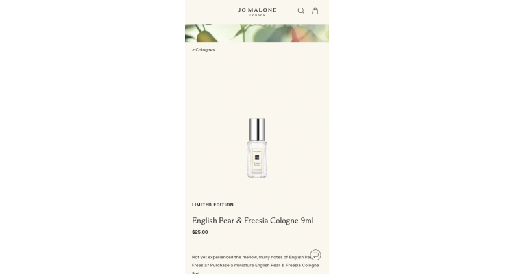 Jo Malone London 送贈品